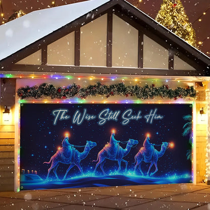 Shineful Garage Door Banner Decoration The Wise Seekers