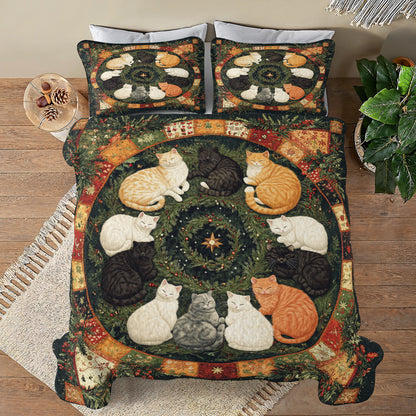 Shineful All Season Quilt 3-Piece Set Catnap Comfort