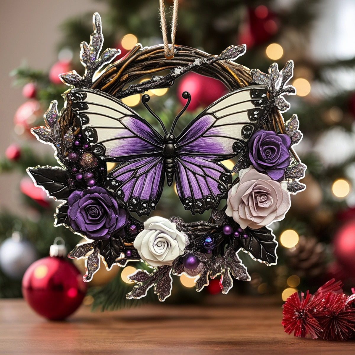 Shineful 2D Acrylic Ornament Mystic Twilight Butterfly