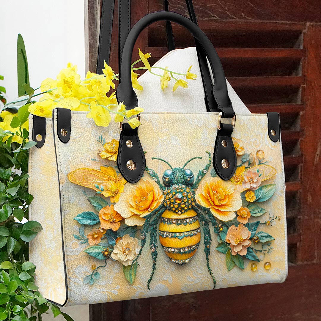 Shineful Leather Bag Bee Chic