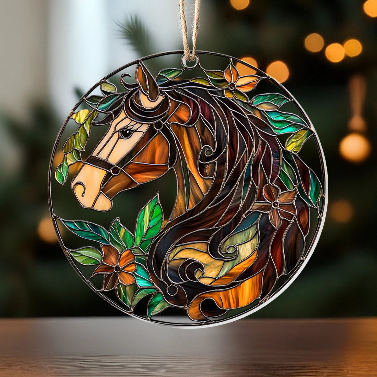 Shineful 2D Acrylic Ornament - Horse Elegance Sunlit