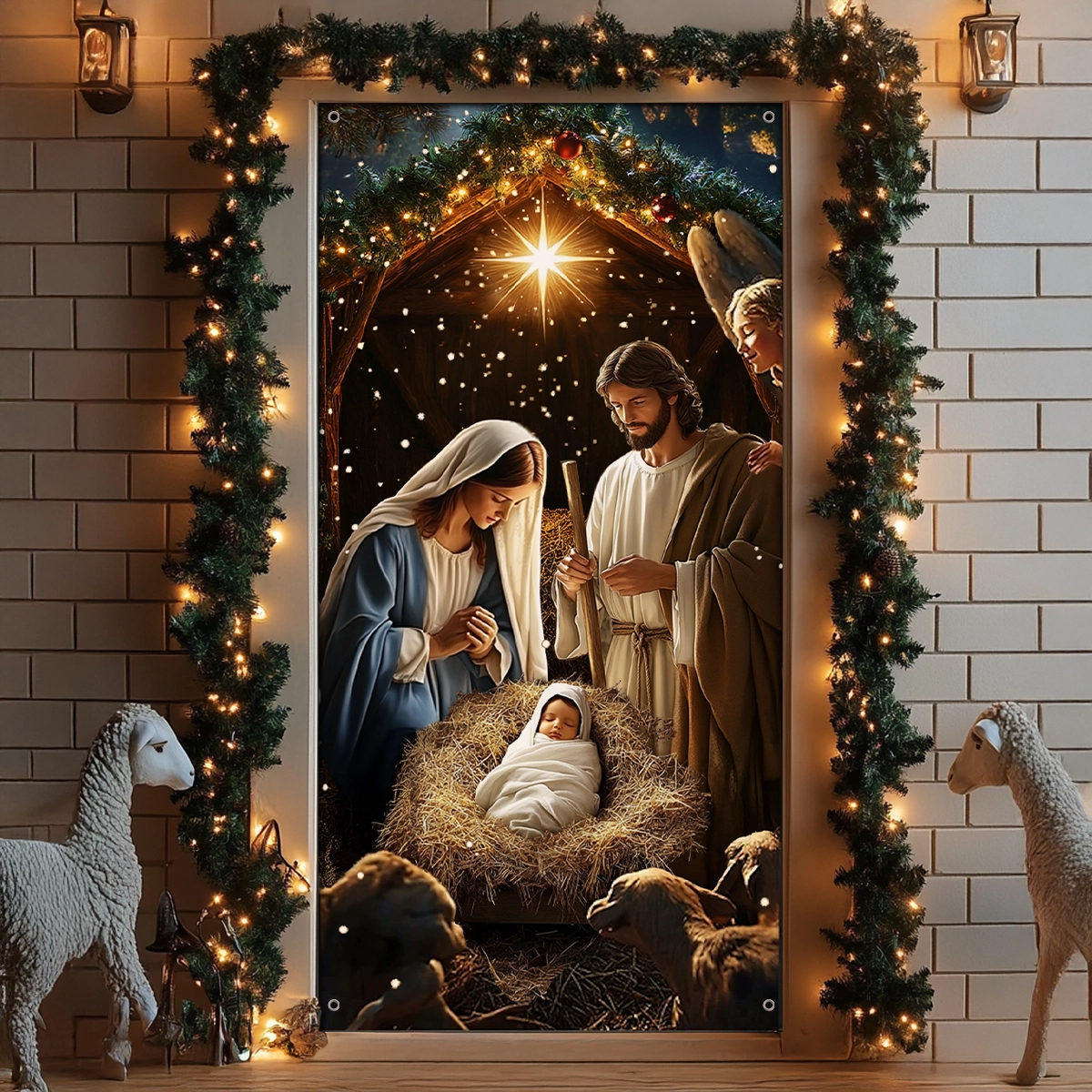 Shineful Door Cover - God’s Holy Night