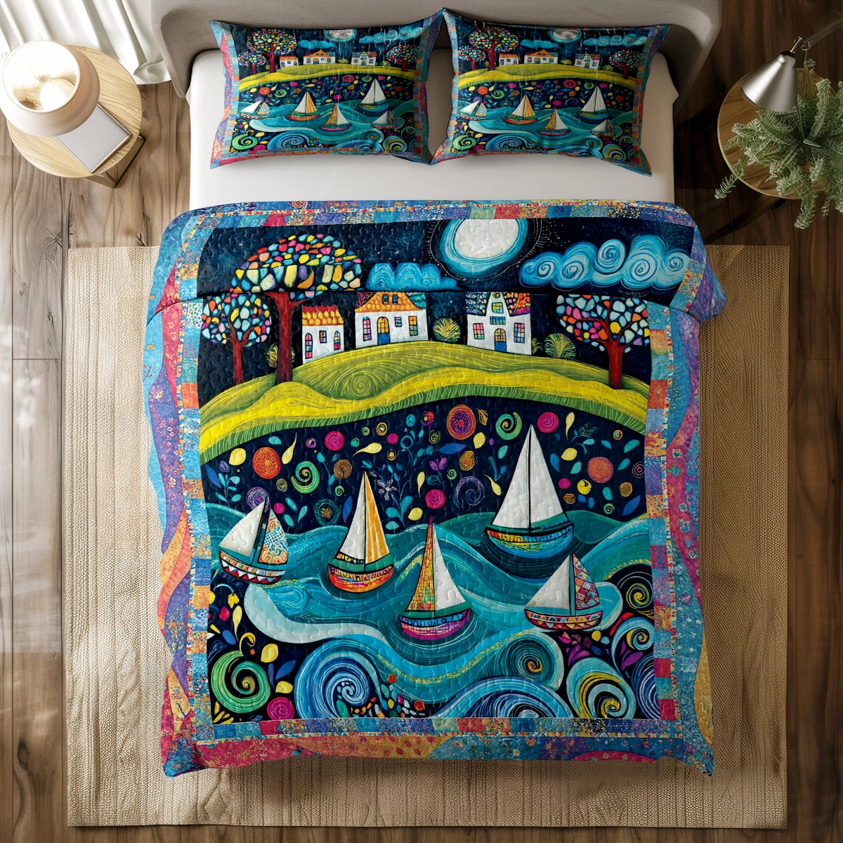 Shineful All Season Quilt 3-Piece Set - Sail into Dreamland