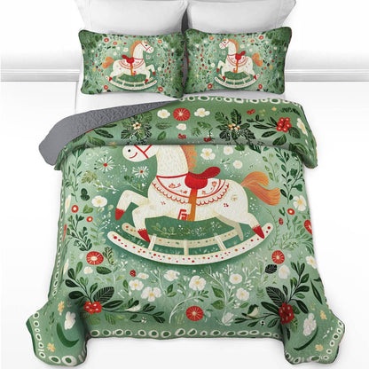 Shineful All Season Quilt 3-Piece Set Rocking Horse Dreams