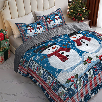 Shineful All Season Quilt 3-teiliges Set Joyful Tidings 