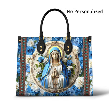 Shineful Leather Bag Virgin Mary Roses