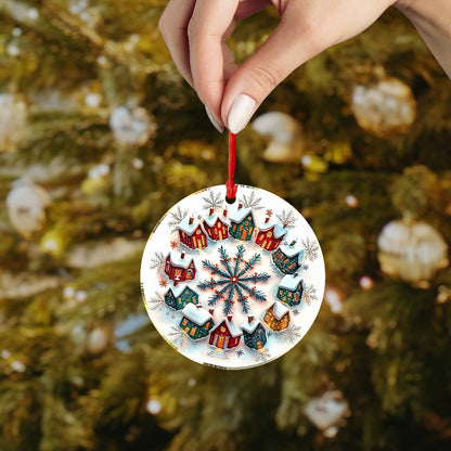 Shineful Acrylic Ornament Cozy Hometown