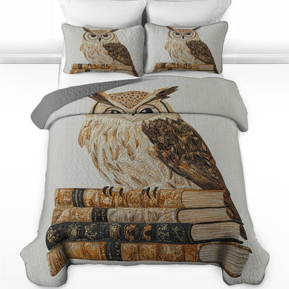 Shineful All Season Quilt 3-Piece Set - Timeless Owl Charm