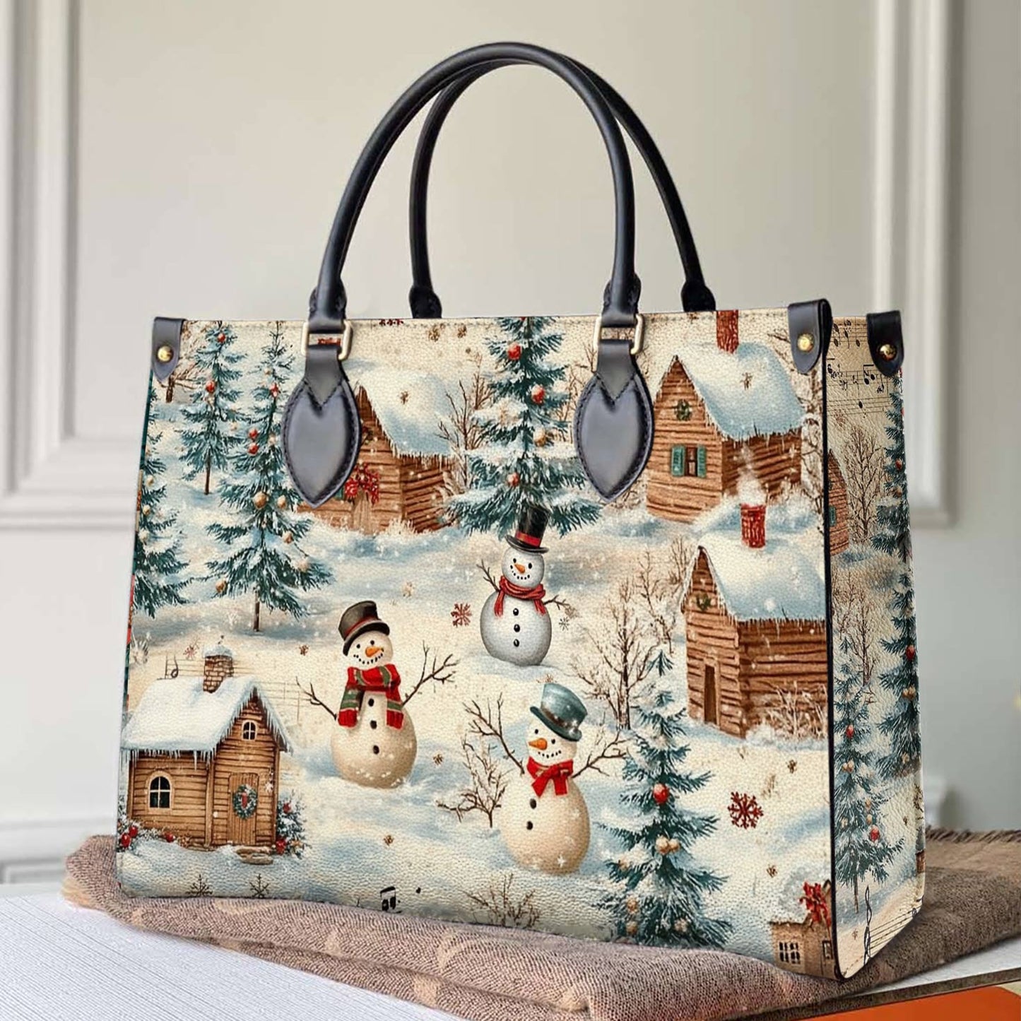 Shineful Leather Bag Snow Melody