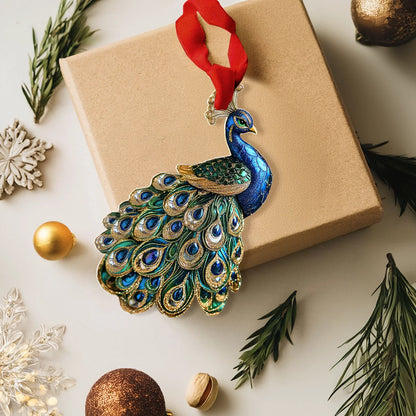 Shineful 2D Acrylic Ornament - Gorgeous Blue Peacock