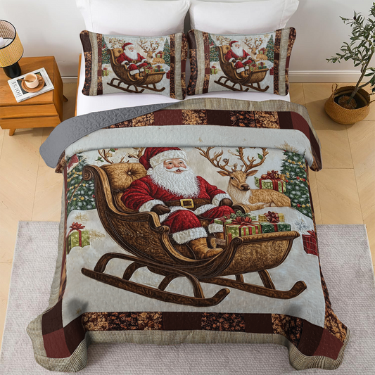 Shineful All Season Quilt 3-teiliges Set - Weihnachtsmann