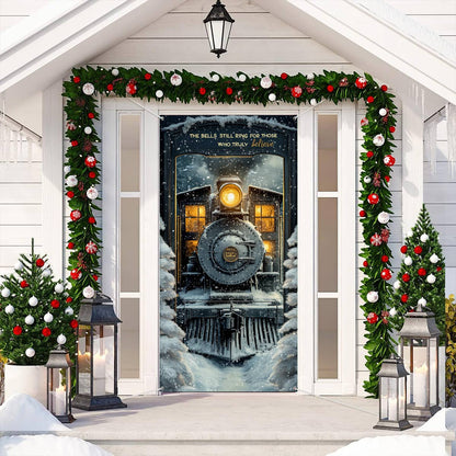 Shineful Door Cover - Christmas Train