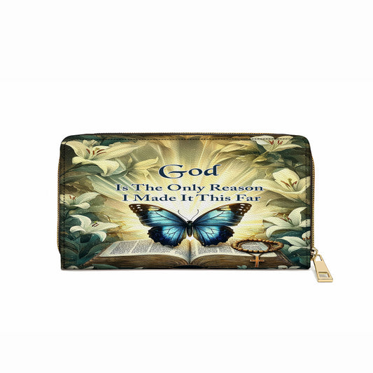 Shineful Leather Clutch Purse With Wristlet Strap Handle Divine Butterfly Haven