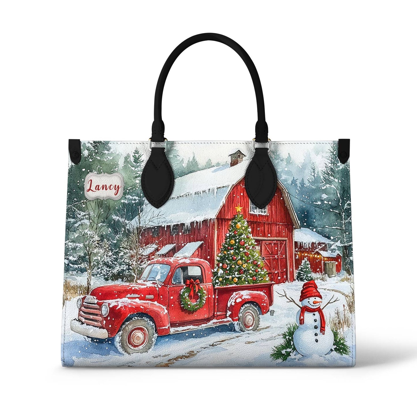 Sac en cuir brillant Festive Farm