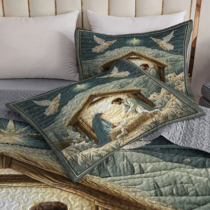 Shineful All Season Quilt 3-Piece Set - Silent Night