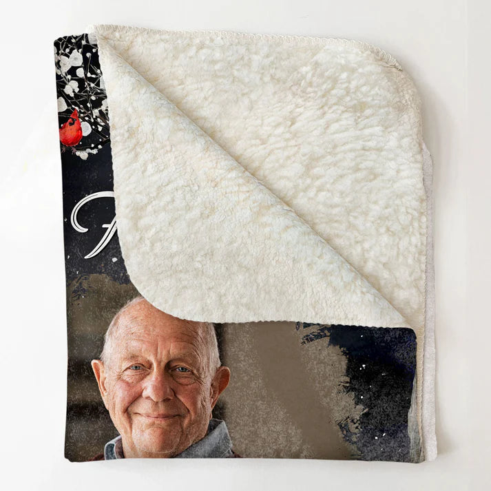 Shineful Blanket A Hug From Heaven - Personalized Photo Blanket