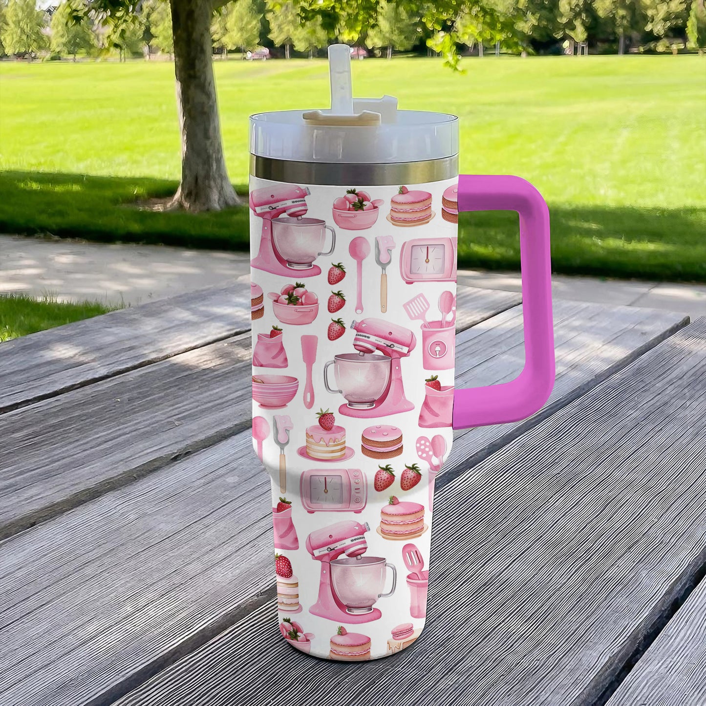 Shineful Tumbler Baking Sweet Pink