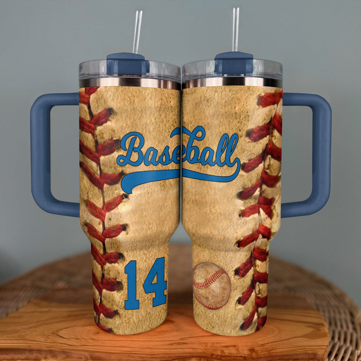 Shineful Personalized Tumbler Proud Baseball