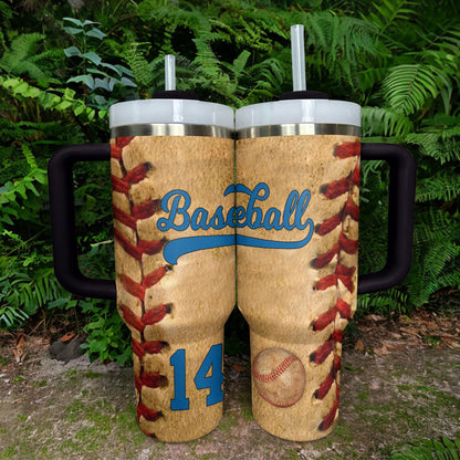 Shineful Personalized Tumbler Proud Baseball