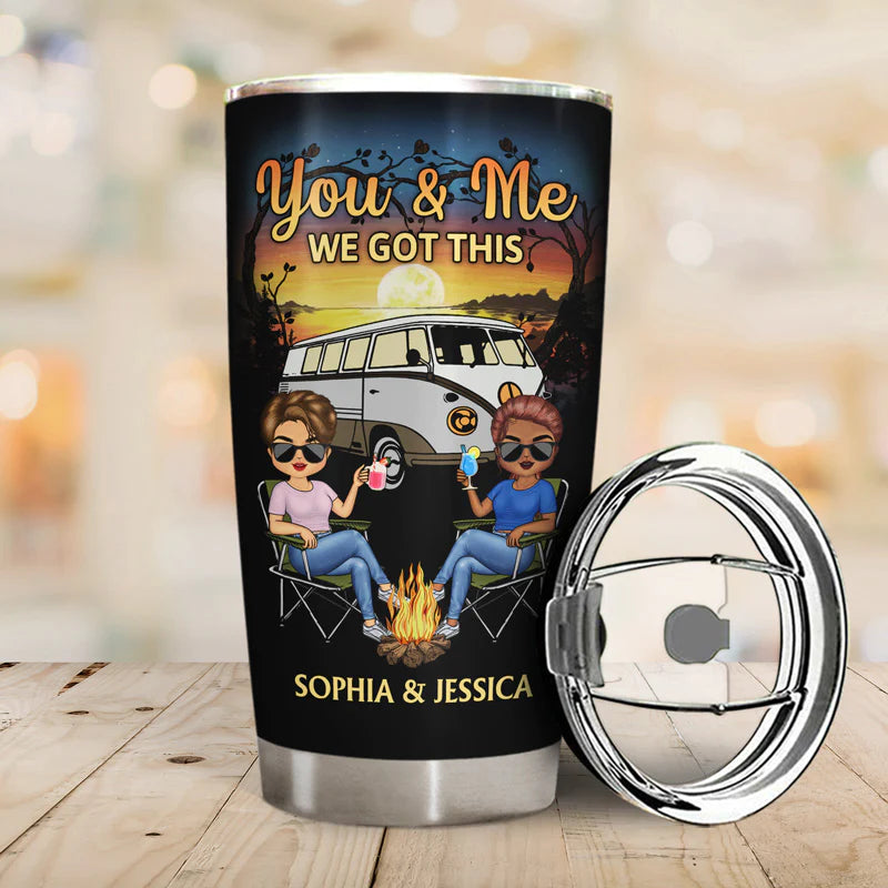 Shineful Tumbler 20 Oz Gift For Couple - I Wish I Could Turn Back The Clock Husband Wife