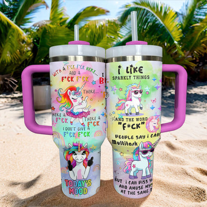 Unicorn Shineful Tumbler Sarcastic Unicorn