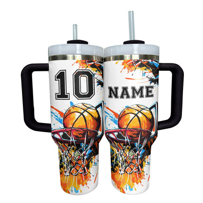 Shineful Personalized Tumbler Strength Basketball