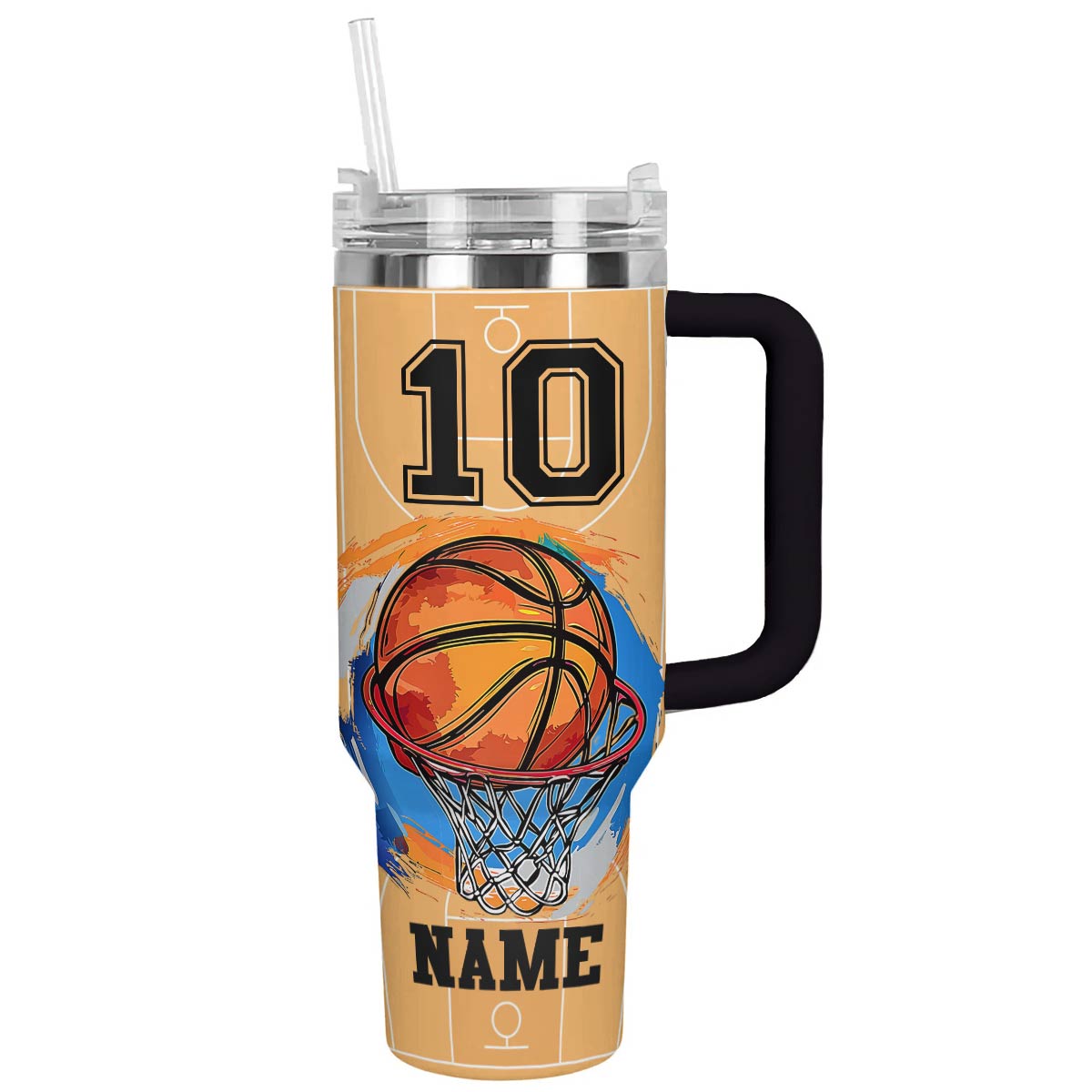 Shineful Personalized Tumbler Basketball Lovely