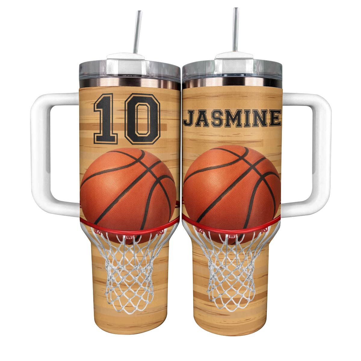 Shineful Personalized Tumbler Proud Basketball