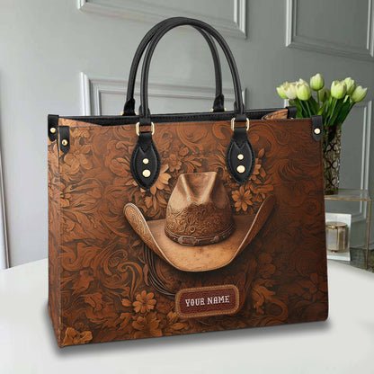 Glänzende Ledertasche Western Whimsy