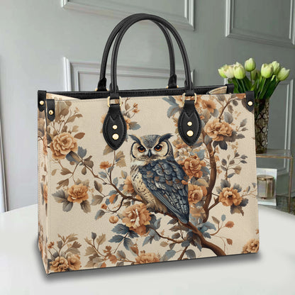 Sac en cuir brillant Majestic Owl