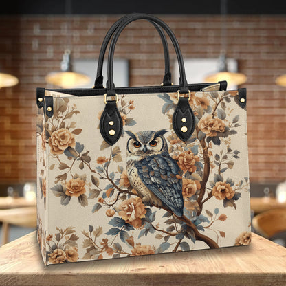 Sac en cuir brillant Majestic Owl