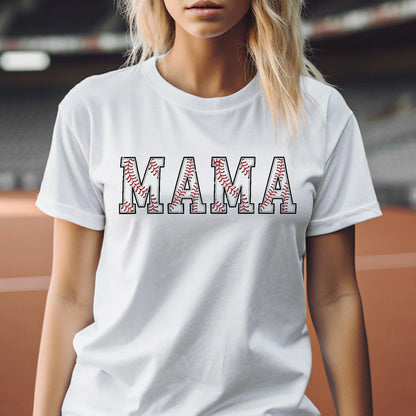 Shineful T-Shirt Gift For Mom - Baseball Mama Custom Name And Number Personalized Unisex T-Shirt