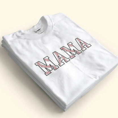 Shineful T-Shirt Gift For Mom - Baseball Mama Custom Name And Number Personalized Unisex T-Shirt