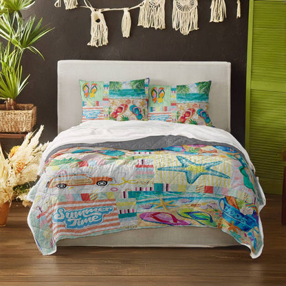 Shineful All Season Quilt 3-Piece Set Summer Vibe