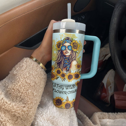 Shineful Tumbler Stay Wild Flower Child