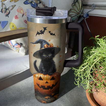 Shineful Tumbler Halloween Black Cat