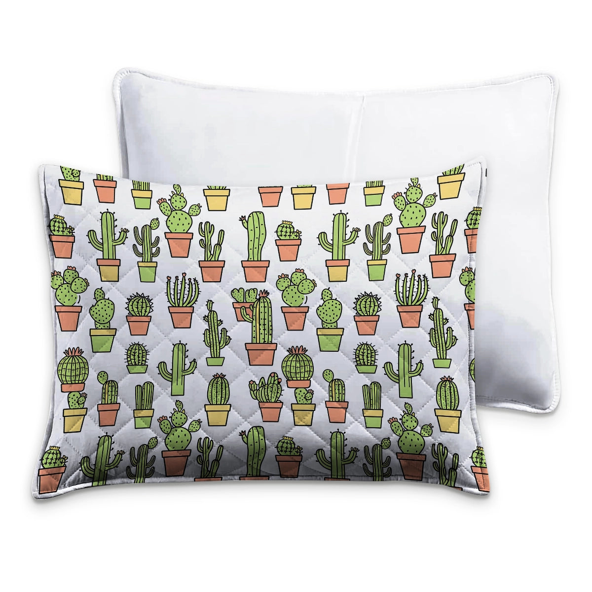 Shineful Cactus Quilt 3-Piece Set Throne But Beautiful