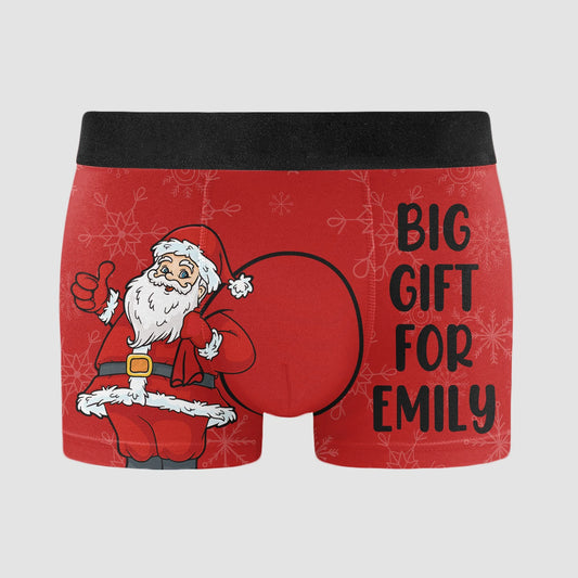 Shineful Christmas Funny Husband Boyfriend Personalized Men's Boxer Briefs