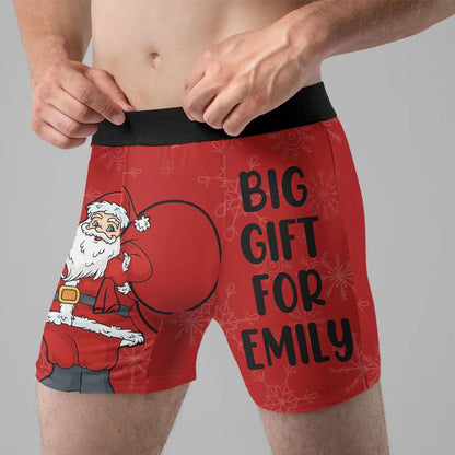 Shineful Christmas Funny Husband Boyfriend Personalized Men's Boxer Briefs