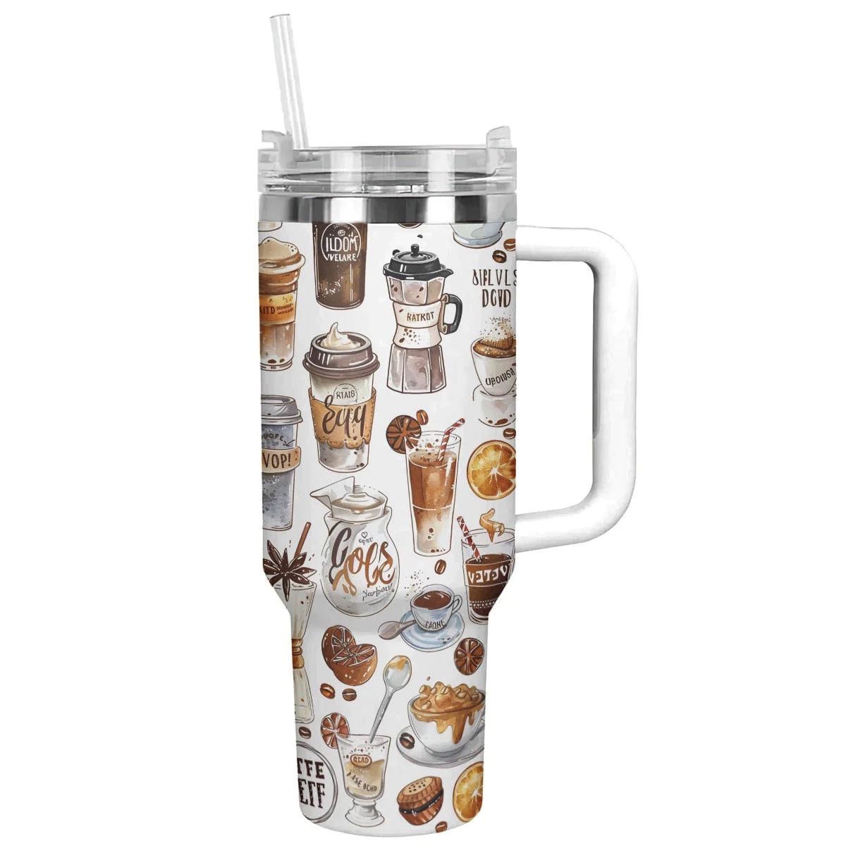 Coffee 40 Oz Shineful™ Tumbler Vibes V1 Vq03 40Oz