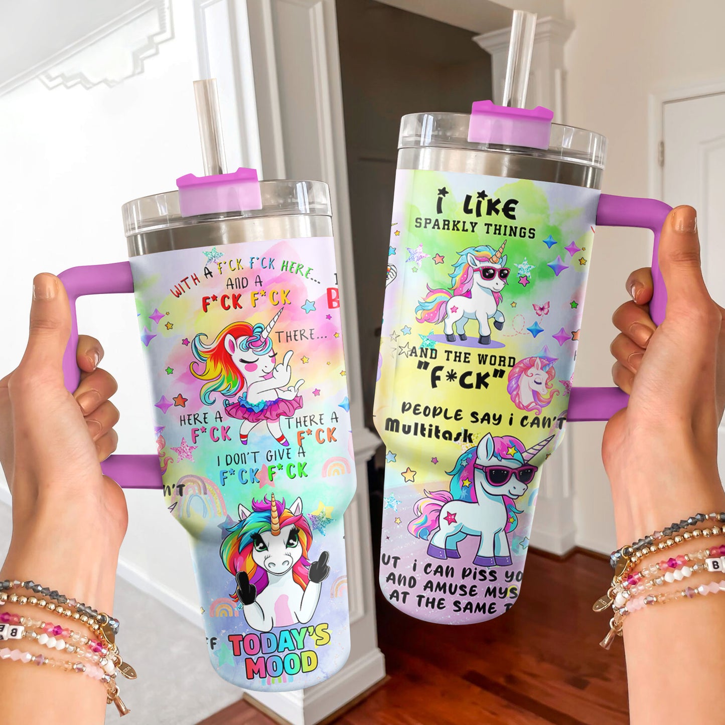 Unicorn Shineful Tumbler Sarcastic Unicorn