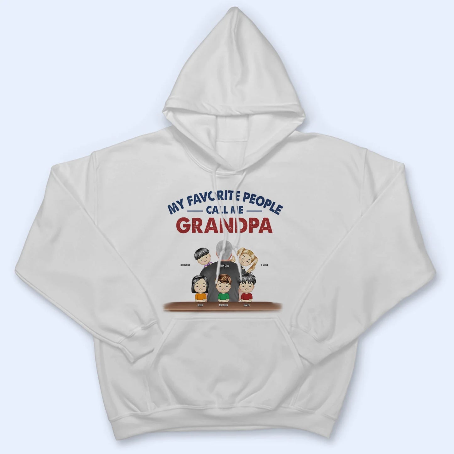 Shineful My Favorite People Call Me Grandpa Personalized Unisex T-Shirt