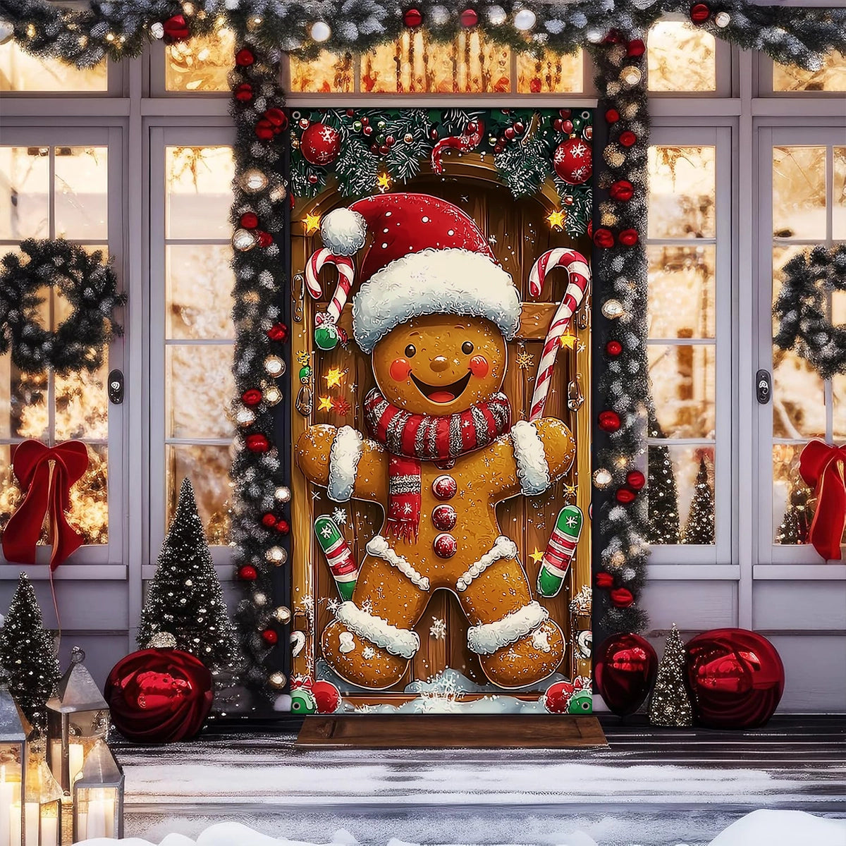 Couvre-porte Shineful Gingerbread Holiday 