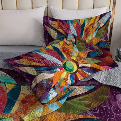 Shineful All Season Quilt 3-Piece Set Eternal Bloom