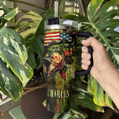 Shineful Tumbler personalisiert wunderschöne Angelflagge amerikanisch