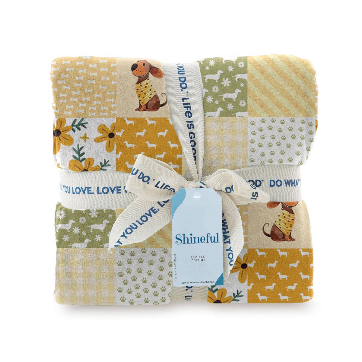 Couverture polaire brillante Sunny Paws