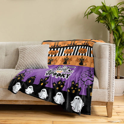 Shineful Fleece Blanket Halloween Sweet And Spooky