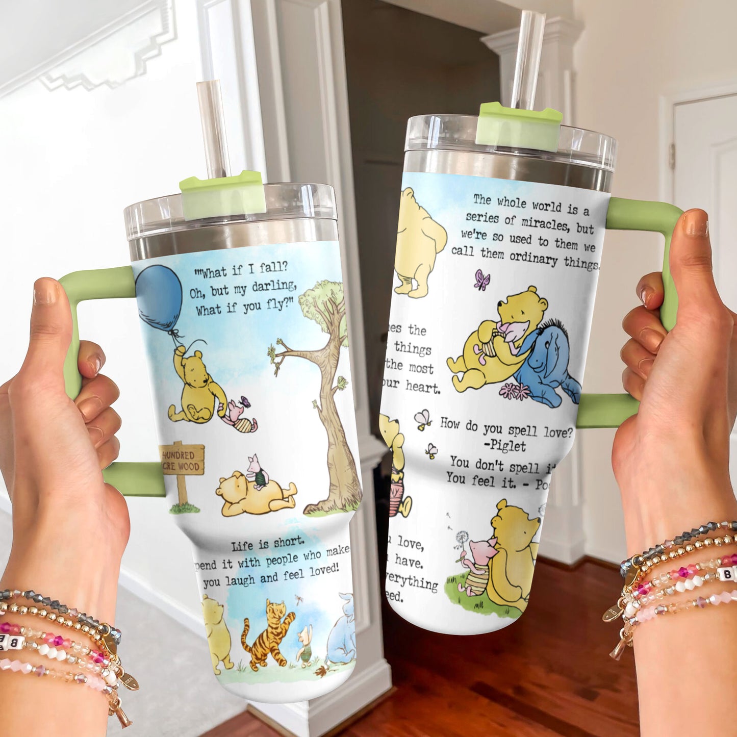 Classic Honey Bear Wisdom Shineful Tumbler