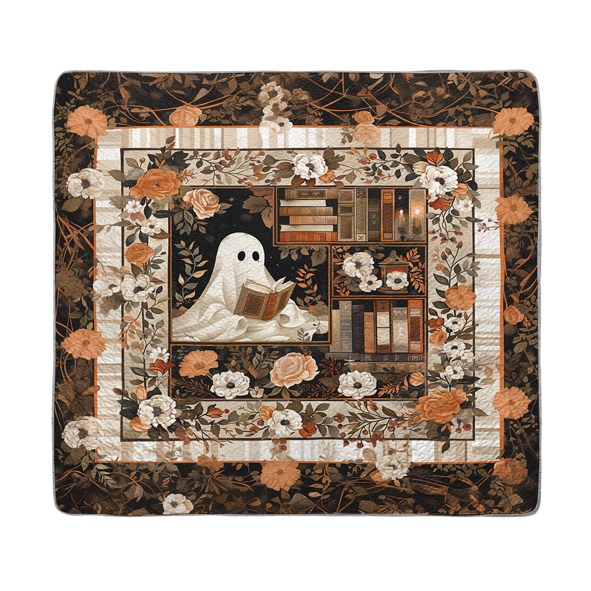 Shineful All Season Quilt 3-Piece Set Ghostly Booknook