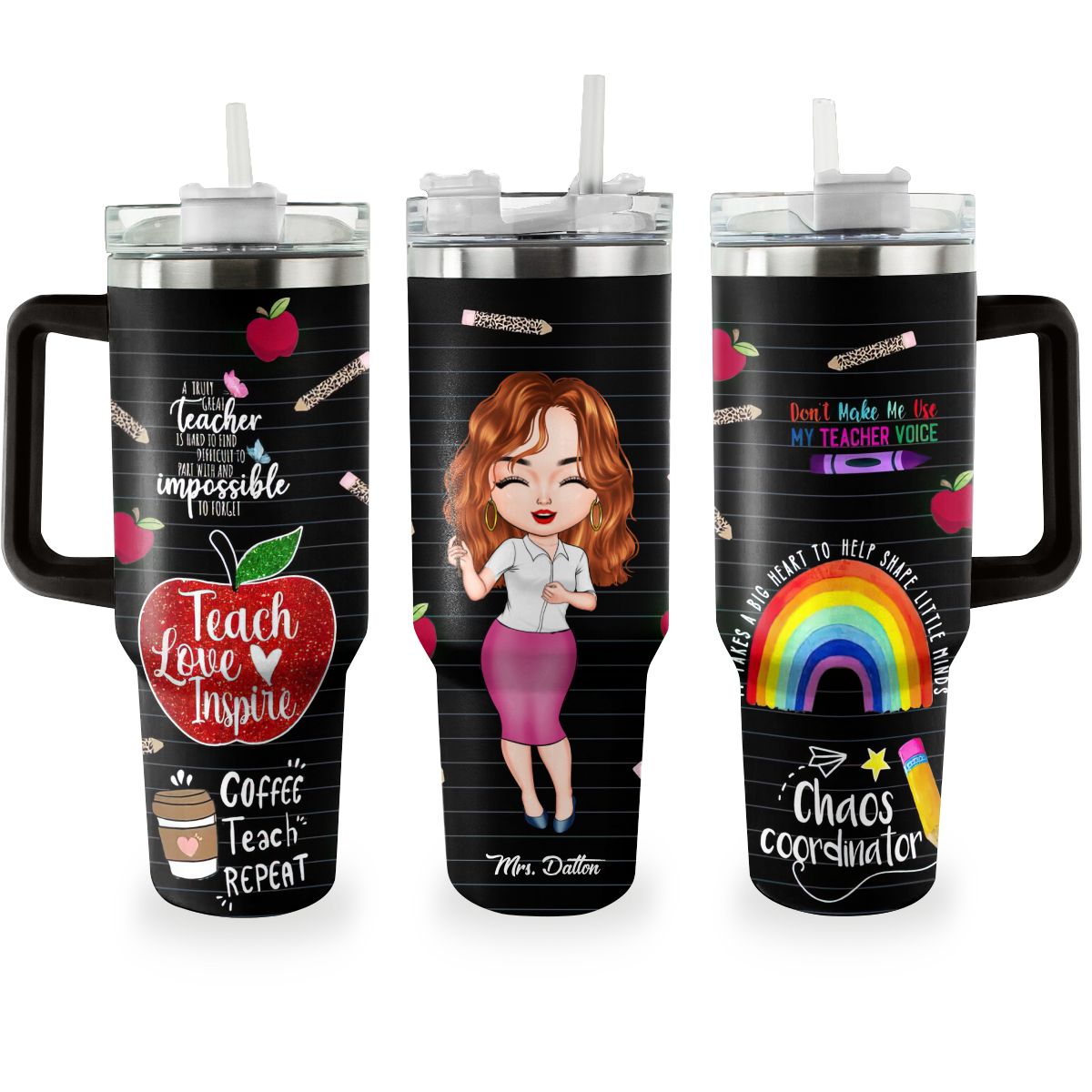 Shineful Tumbler Gift For Teacher - Teach Love Inspire